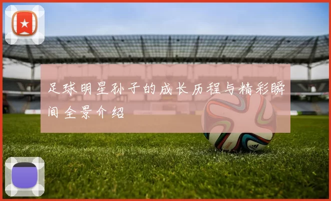 足球明星孙子的成长历程与精彩瞬间全景介绍
